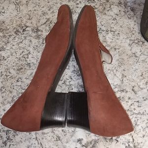 Women's "Trotters" Tanpa brown suede loafers size 10